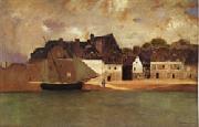 Odilon Redon Breton Port oil painting artist